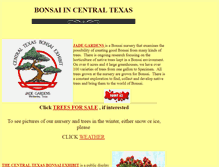 Tablet Screenshot of bonsaiexhibittexas.com